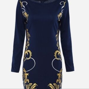 Amika Fashion Sexy Bodycon midi dress size Small NWT hourglass figure